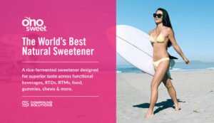 Onosweet®: Natural, Zero Calorie Sweetness From Fermented Rice