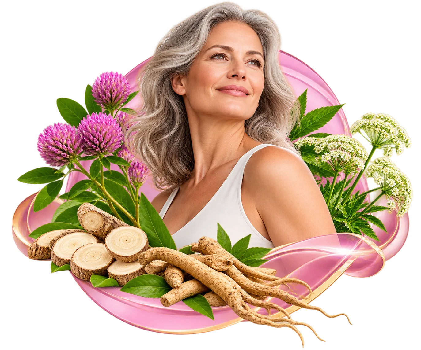 Radiant Botanical Wellness Portrait
